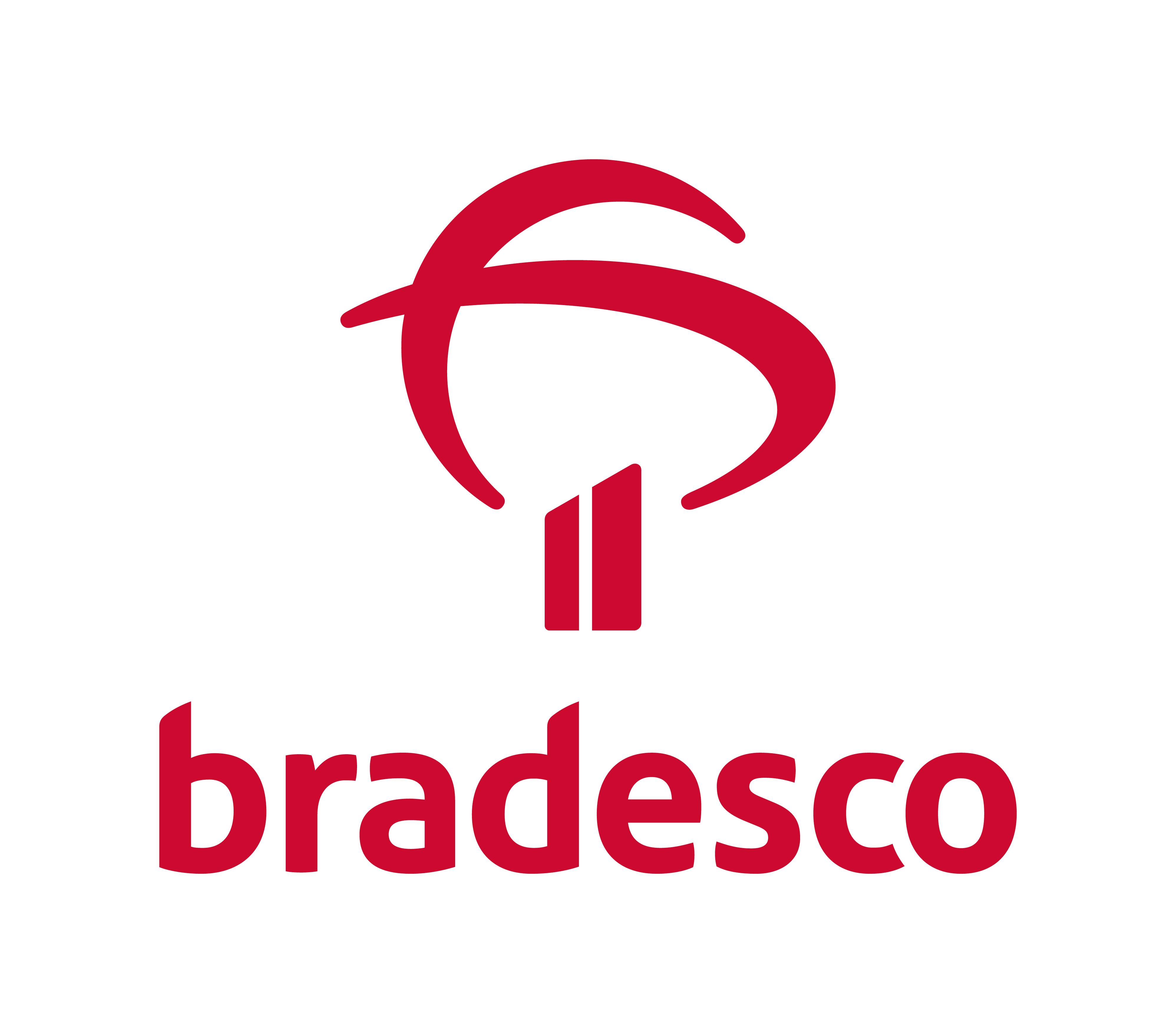 Banco Bradesco logo vertical